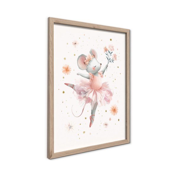 Dječja slika 30x40 cm Mouse Ballerina – Styler-image-4