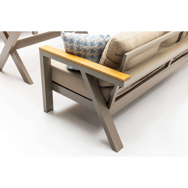 Bež vrtna garnitura za 7 osoba Daisy – Floriane Garden-image-2