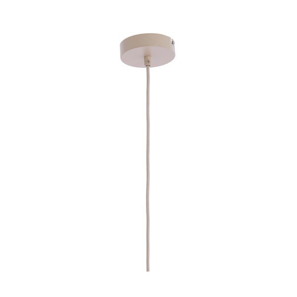 Krem viseća svjetiljka s tekstilnim sjenilom Satilla – Light & Living-image-3