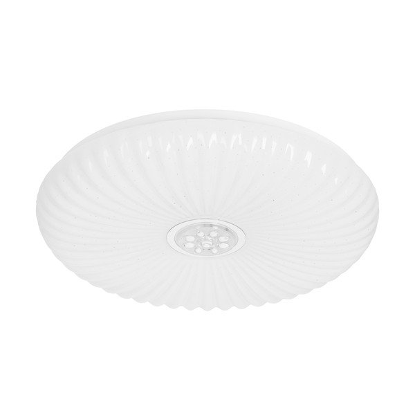 Bijela LED stropna svjetiljka s daljinskim upravljačem/s mogućnosti zatamnjivanja 38x38 cm Perola – Candellux Lighting