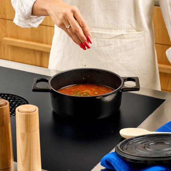 Kastrola od lijevanog željeza s poklopcem prikladna za indukcijsko kuhalo 2 l Mattia 3.0 – FABINI-image-1