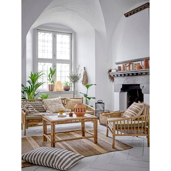 Bež/u prirodnoj boji vrtna sofa od bambusa Sole – Bloomingville-image-1