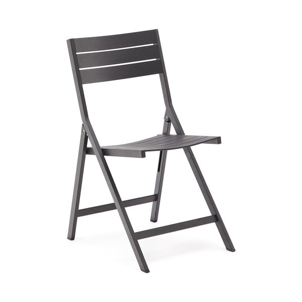 Crna metalna vrtna stolica Torreta – Kave Home