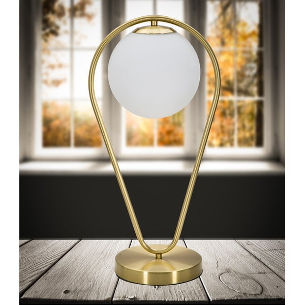 Stolna svjetiljka u zlatnoj boji Mauro Ferretti Glamy Drop-image-1