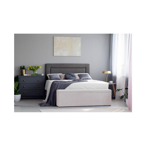 Krem otoman Mazzini Sofas Ancona, 200 x 46 cm-image-4