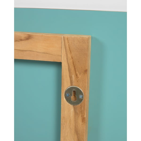 Zidno ogledalo s okvirom od masivnog drveta 96x55 cm Rokia – Kave Home-image-3