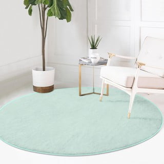 Mentol zeleni periv/pogodan za robotski usisavač okrugli tepih ø 80 cm Comfort – Mila Home
