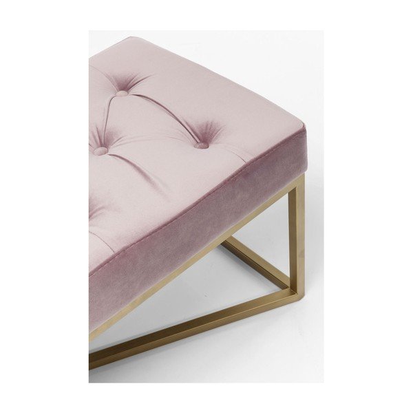 Svjetlo ružičasti naslonjač KARE dizajn crossover-image-3