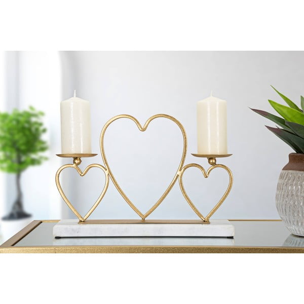 Svijećnjak u zlatno-bijeloj boji Mauro Ferretti-image-1