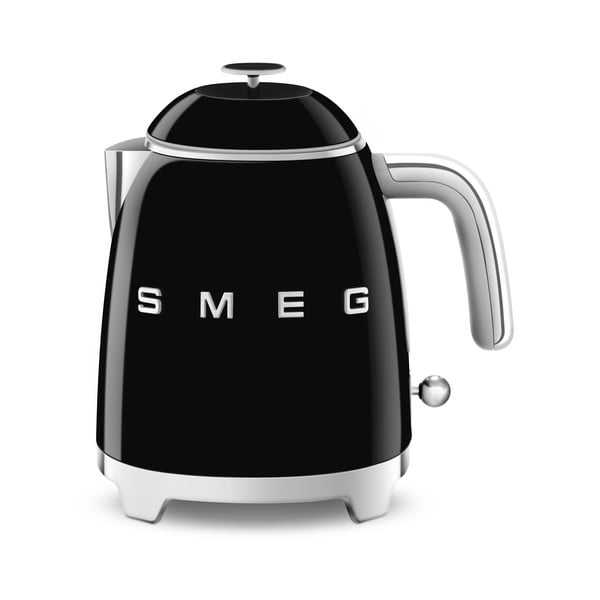Crno kuhalo za vodu od nehrđajućeg čelika 800 ml Retro Style – SMEG