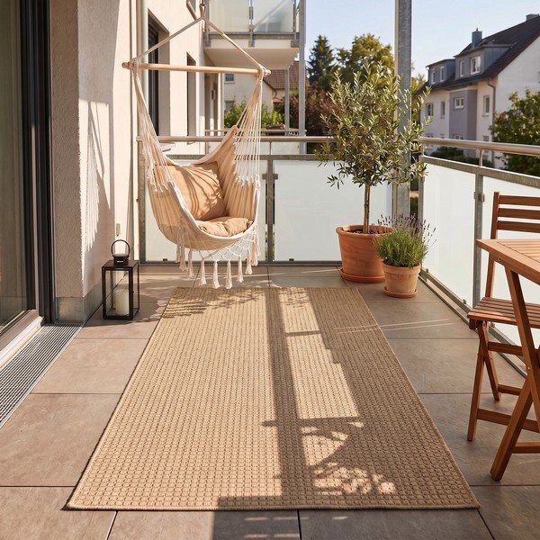 Bež unutarnji i vanjski tepih 80x150 cm Mira 1450 – Ayyildiz Carpets-image-1