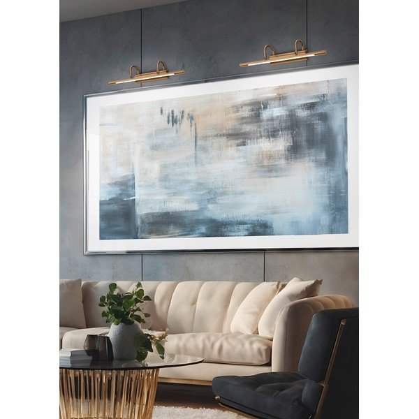 Mjedena LED zidna lampa Cuadro – Trio-image-1