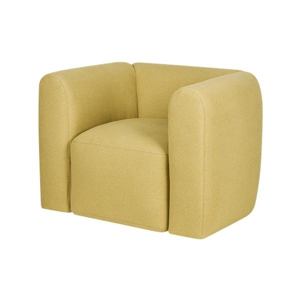 Žuta  fotelja Flom – noo.ma