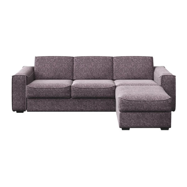 Sivo-ružičasti kauč na razvlačenje s promjenjivom stranom MESONICA Munro, 288 cm