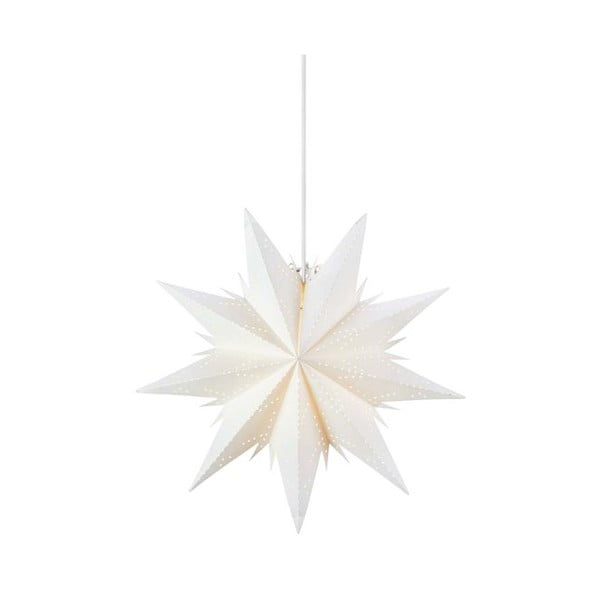 Bijeli viseći svjetlosni ukras s božićnim motivom ø 45 cm Dora – Markslöjd