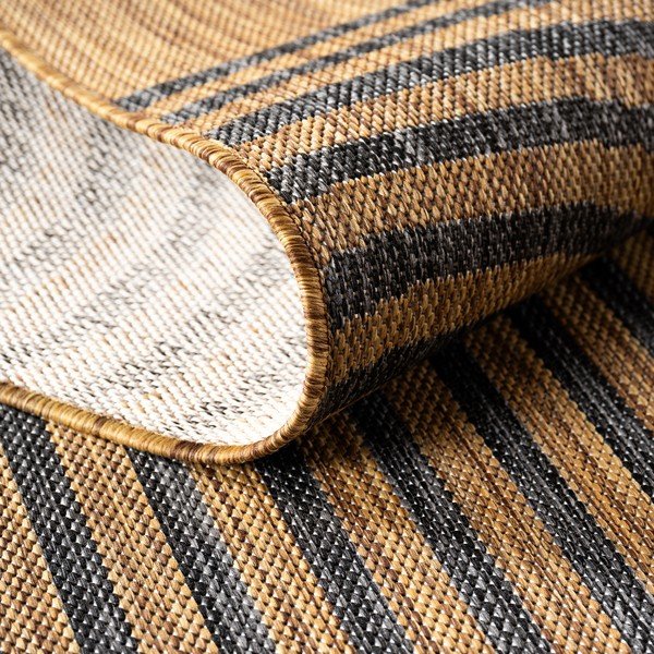 Crni/smeđi unutarnji i vanjski tepih 80x150 cm Mira 1453 – Ayyildiz Carpets-image-3