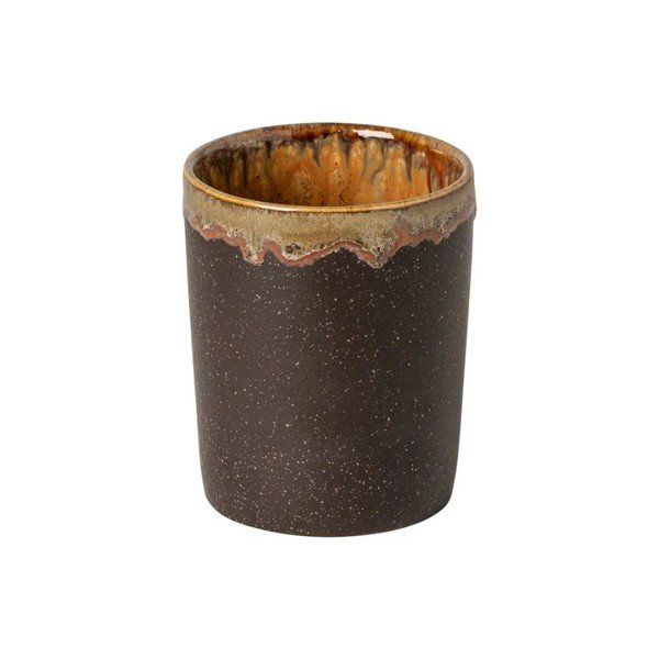 Smeđa čaša za četkice za zube od kamenine Poterie Bath – Casafina