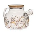 Stakleni čajnik 1 l Flowers – Dakls