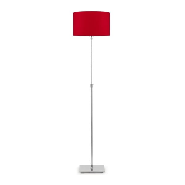 Siva samostojeća svjetiljka s crvenim sjenilom Citylights Bonn