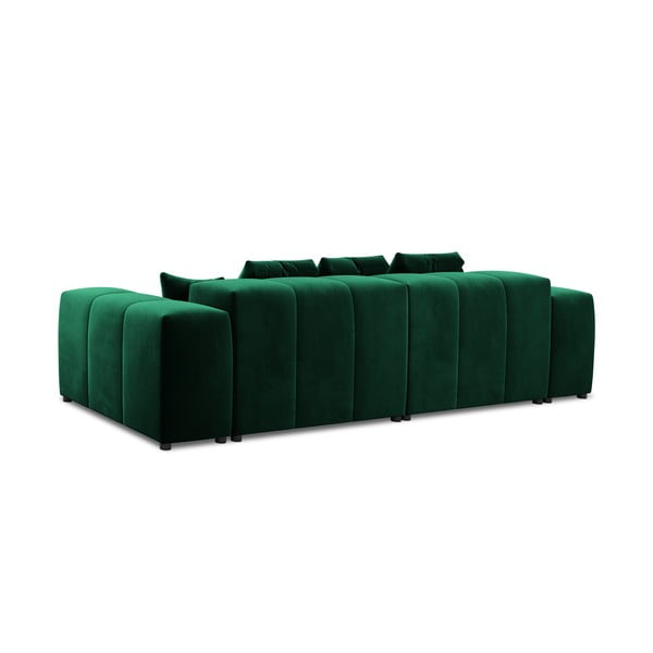 Zelena baršunasta sofa 320 cm Rome Velvet - Cosmopolitan Design-image-4