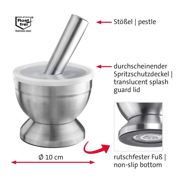 Mužar od nehrđajućeg čelika Edelstahl – Westmark-image-4