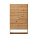 Ormarić u dekoru hrasta u prirodnoj boji 100x163,5 cm Alguema – Kave Home