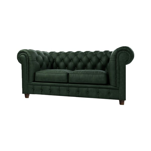 Tamno zelena baršunasta sofa 184 cm Cambridge - Ropez