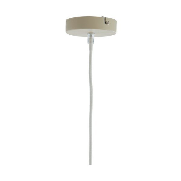 Krem viseća svjetiljka s tekstilnim sjenilom ø 10 cm Sukau – Light & Living-image-3