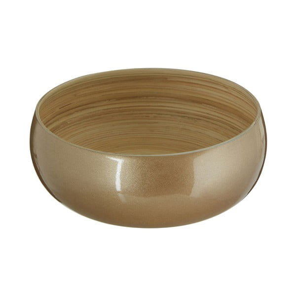 Zdjela za posluživanje od bambusa u zlatnoj boji Premier Housewares ⌀ 25 cm