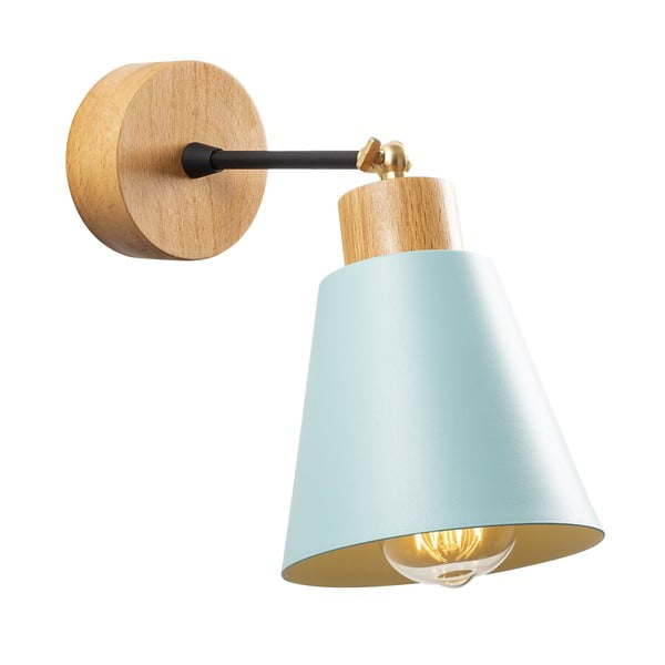 Tirkizna/u prirodnoj boji zidna lampa ø 14 cm Manavgat – Opviq lights