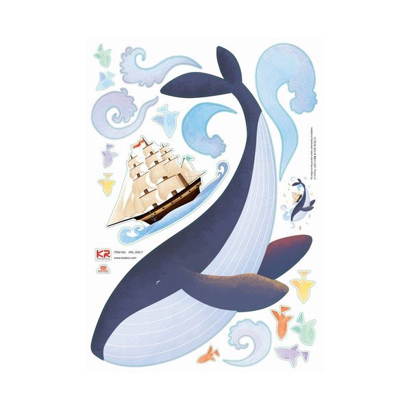 Zidna naljepnica Ambiance Whale-image-2
