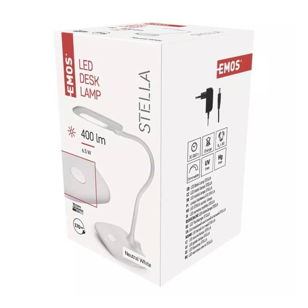 Bijela LED stolna lampa s mogućnosti zatamnjivanja (visina 55 cm) Stella – EMOS-image-2