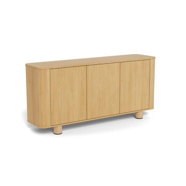 Komoda u dekoru hrasta u prirodnoj boji 160x75x40 cm Atmore – Actona