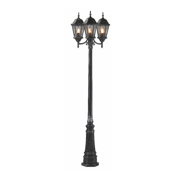 Siva svjetiljka s stupom s 3 žarulje Markslöjd Jonna, ø 60 cm