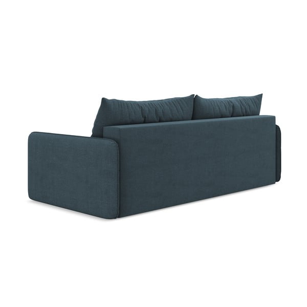 Plava sklopiva/s prostorom za odlaganje sofa 216 cm Nanea – Makamii-image-4