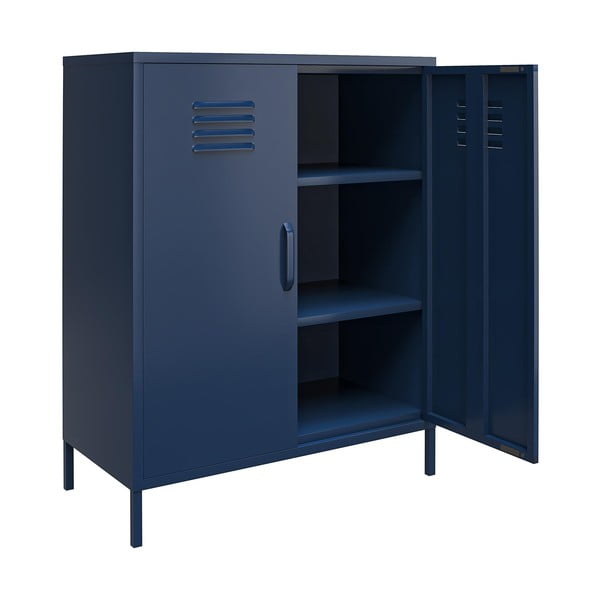 Plavi metalni ormarić 80x102 cm Bradford - Queer Eye-image-3