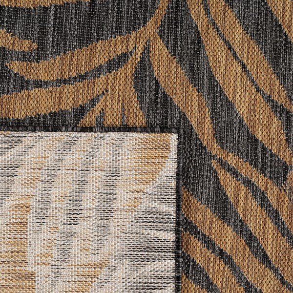 Crni/smeđi okrugao unutarnji i vanjski tepih ø 160 cm Mira 1451 – Ayyildiz Carpets-image-4