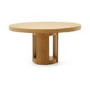 Okrugao proširiv blagovaonski stol s dodatnom pločom u dekoru hrasta ø 150 cm Artis – Kave Home