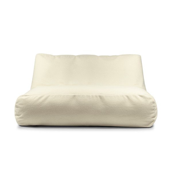 Krem vreća za sjedenje od bouclé tkanine Sofa Tube 160 – SLOWDOWN-image-2