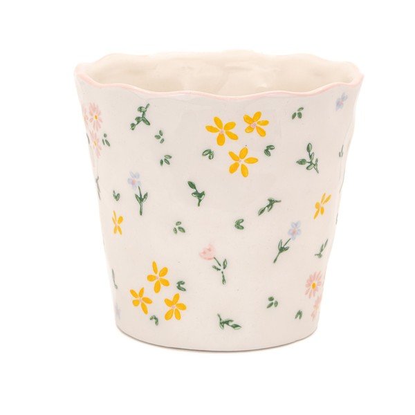 Ukrasna tegla za cvijeće od kamenine ø 11 cm Ditsy Floral – Sass & Belle