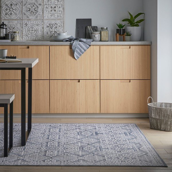 Sivi perivi tepih 290x200 cm Cora - Flair Rugs-image-1