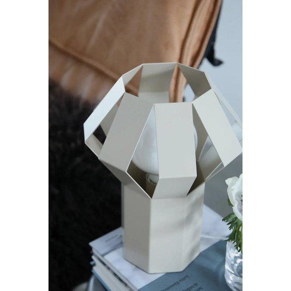 Bež metalna stolna lampa s metalnim sjenilom (visina 27 cm) Octa – Markslöjd-image-2