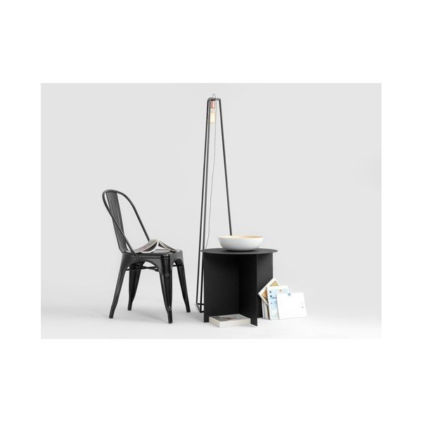 Crni pomoćni stolić Custom Form Oli, ⌀ 50 cm-image-3