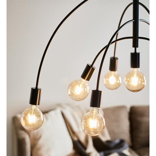 Crna viseća stropna svjetiljka Markslöjd Lavello, širina 94,5 cm-image-1