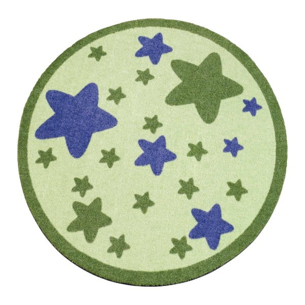 Dječji zeleni tepih Zala Living Star, ⌀ 100 cm