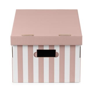 Ružičasta kutija za pohranu Compactor, 40 x 21 cm