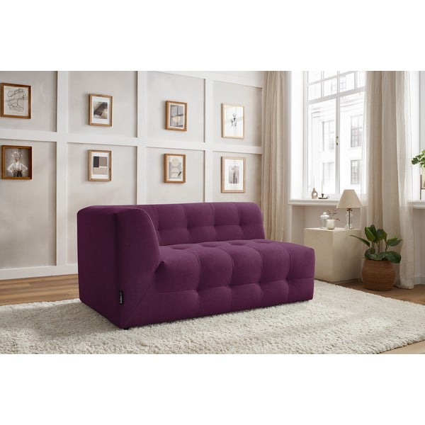 Tamnoljubičasti modul sofe (lijevi kut) Kleber - Bobochic Paris-image-1