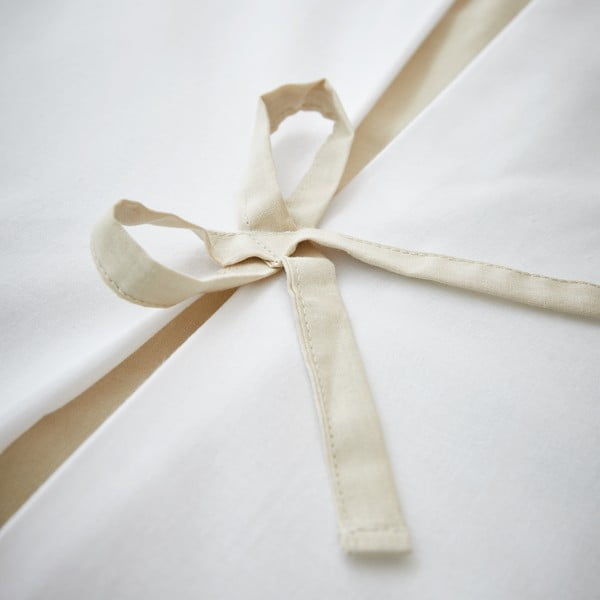 Bijela posteljina za krevet za jednu osobu 135x200 cm Milo Bow – Catherine Lansfield-image-4