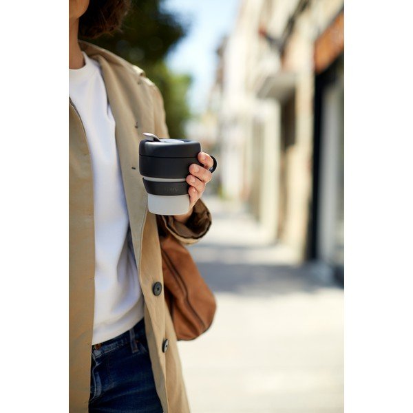 Crna termo šalica 400 ml To Go – Lékué-image-3