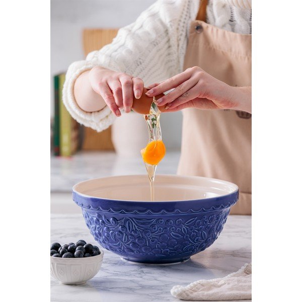 Plava zdjela od kamenine ø 26 cm Fruits Blueberry – Mason Cash-image-3